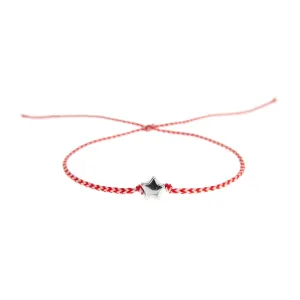 10 Zig Zag Friendship Bracelets Pack of 10. Adjustable Chevron String Bracelets. Martenitsa bracelets with Cord & Star Charm, Guys, Ladies