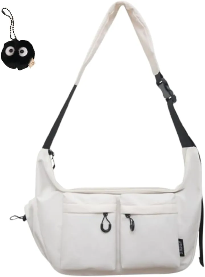 2025 New Dallaswind Large Capacity Messenger Canvas Bag, Large Crossbody Bag Shoulder Purse, Vintage Canvas Satchel