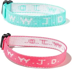 2/6Pcs Wwjd Bracelets for Women Men What Would Jesus Do Bracelets Christian Bracelets Colorful Religious Bracelets Motivational Bracelets Inspirational Jewelry