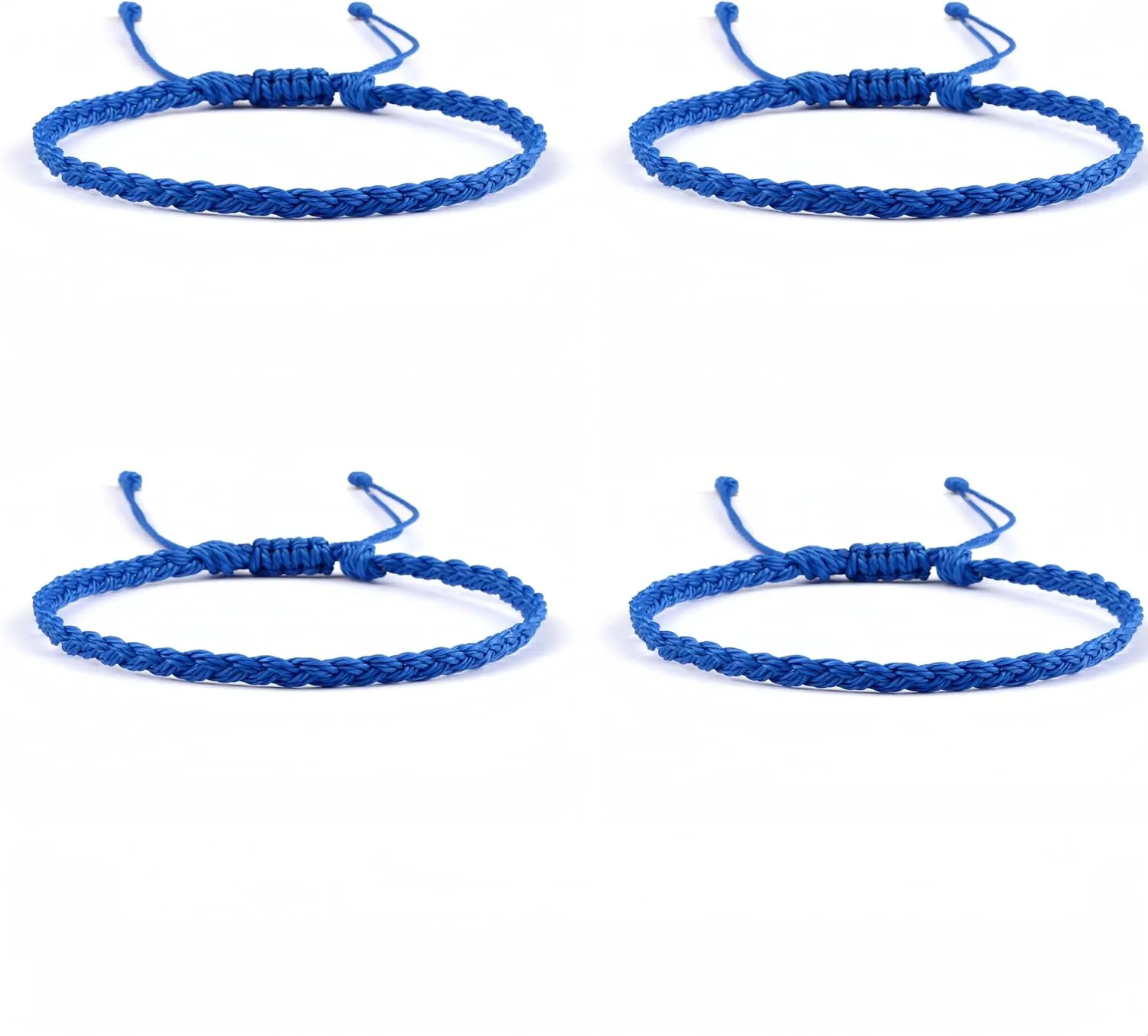 4PCS Blue Friendship Bracelets, Blue Bracelets for Women, Blue Friendship Bracelets for Women, Blue Friendship Bracelet Kit, Blue Beaded Bracelet