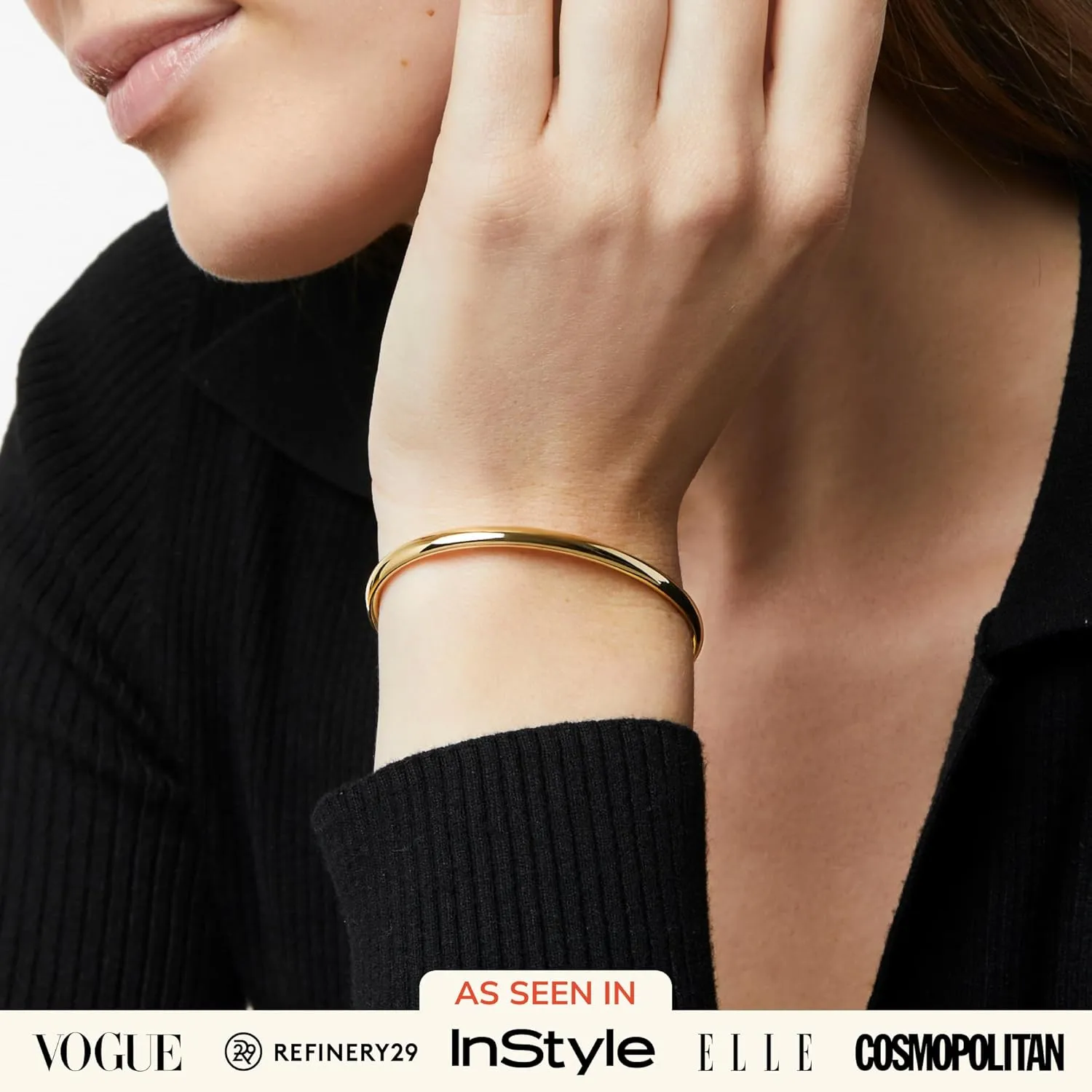 Ana Luisa Gold Bracelets for Women - 14K Gold Plated Dainty Chain w/Pearl, Heart & Flower, Cuff Bracelet Styles - Hypoallergenic Water-Resistant Tarnish-Free Jewelry - Adjustable Bracelets for Women