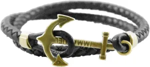 Anchor Braided Leather Bracelets for Mens Black Brown Leather Cuff Wrap Vintage Pendant Women Gift Ship Boat Friends Family Birthday Christmas