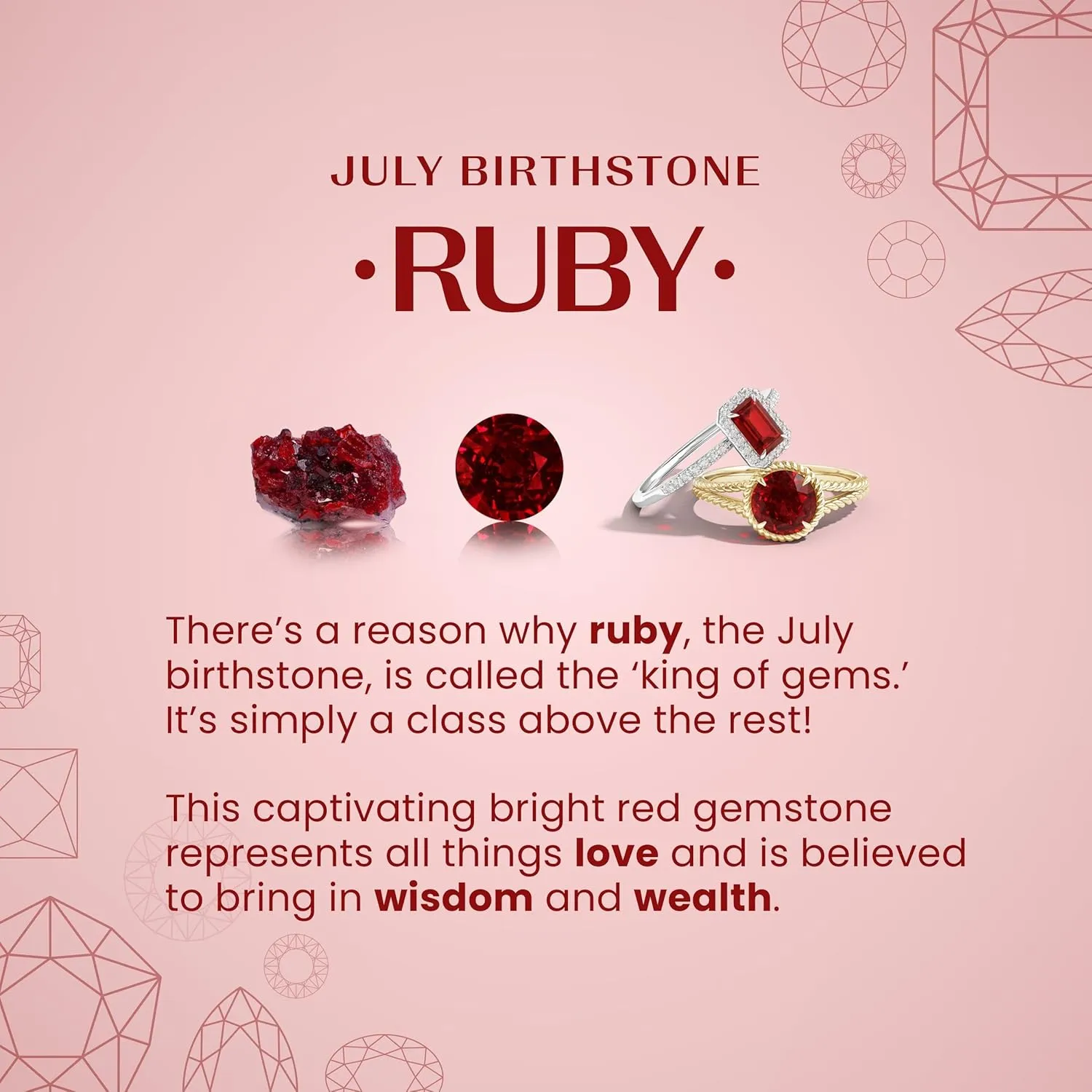 Angara Lab Grown Vintage Style Oval Ruby Bypass Shank Engagement Ring in 14K Solid Gold/Platinum | July Birthstone, Birthday, Anniversary, Wedding Jewelry Gift for Women