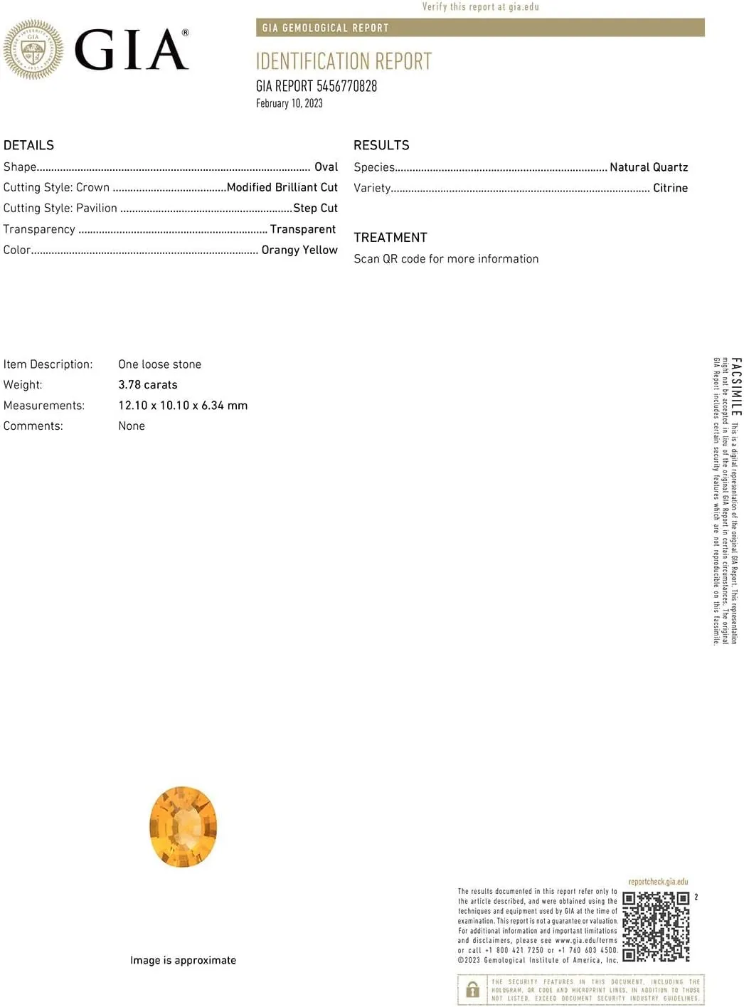 Angara Natural GIA Certified Prong-Set Oval 3.78 ct Citrine Halo Ring with Diamonds in 14K Solid Gold/Platinum for Women | November Birthstone Jewelry for Women