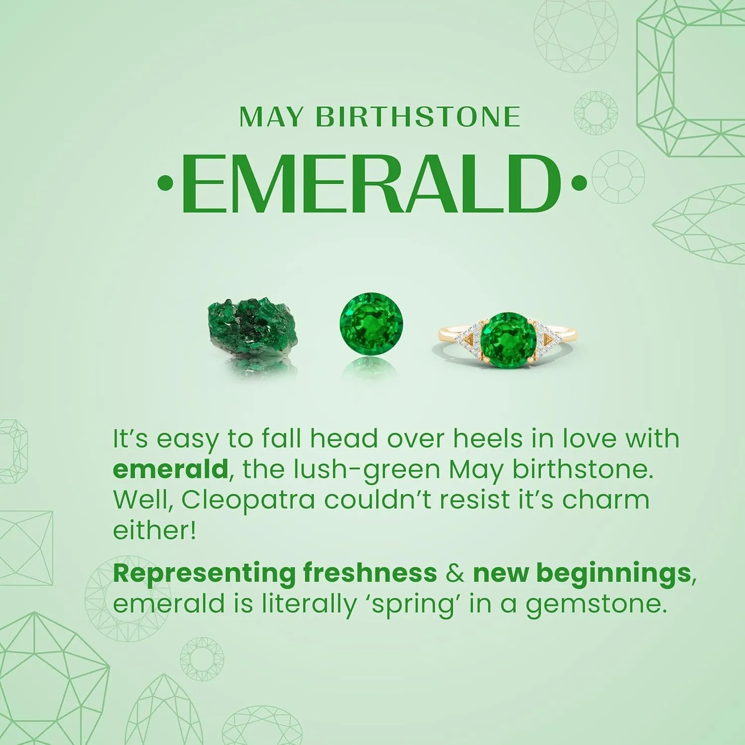 Angara Oval Lab Grown Emerald Twisted Rope Shank Engagement Ring in 14K Solid Gold/Platinum | May Birthstone, Birthday, Anniversary, Wedding Jewelry Gift for Women