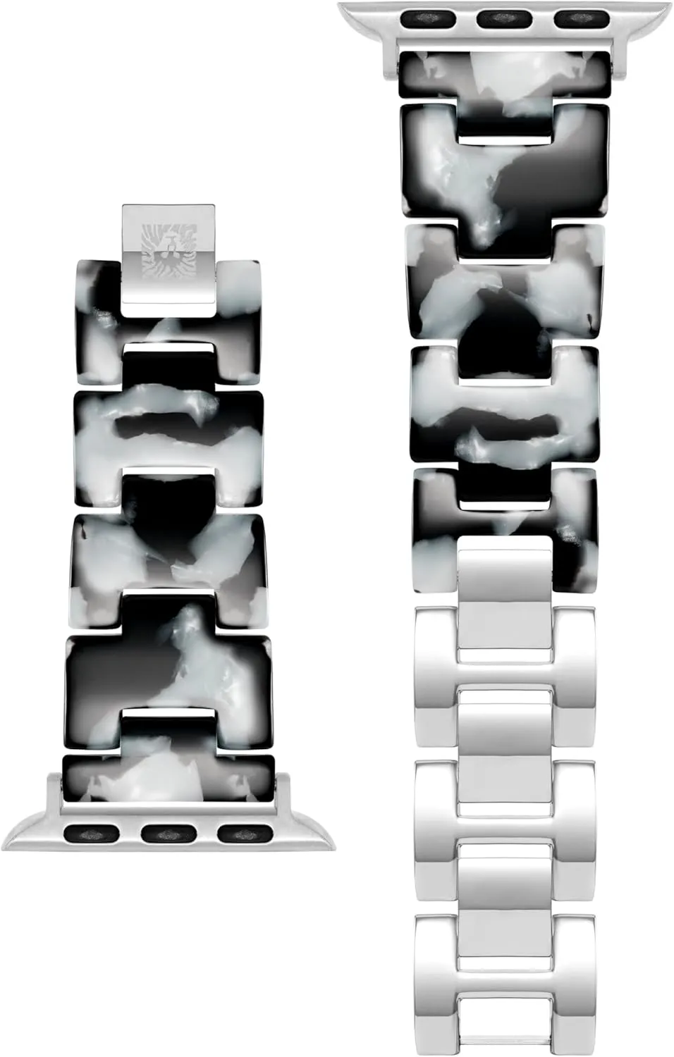 Anne Klein Women's Acetate Fashion Band for Apple Watch Secure, Adjustable, Apple Watch Band Replacement, Fits Most Wrists