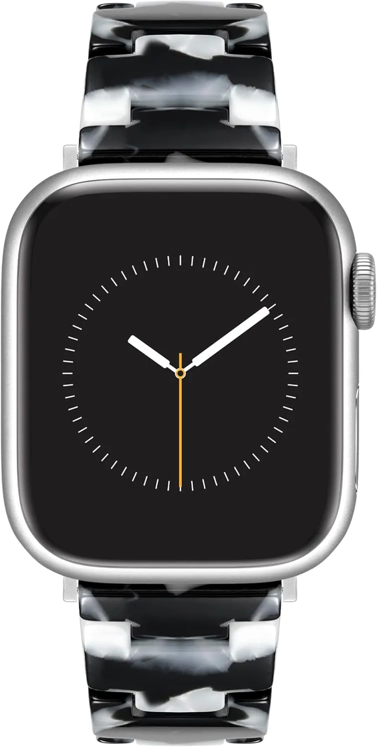 Anne Klein Women's Acetate Fashion Band for Apple Watch Secure, Adjustable, Apple Watch Band Replacement, Fits Most Wrists