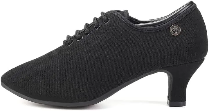 AOQUNFS Women Latin Ballroom Dance Shoes Lace-up Modern Salsa Practice Dance Shoes,Model ZYX305