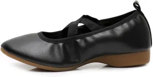 AOQUNFS Womens Latin Dance Shoes Close Toe Ballroom Dance Practice Shoes