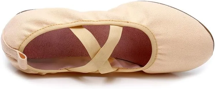 AOQUNFS Womens Latin Dance Shoes Close Toe Ballroom Dance Practice Shoes