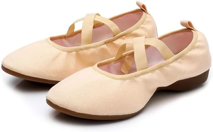 AOQUNFS Womens Latin Dance Shoes Close Toe Ballroom Dance Practice Shoes