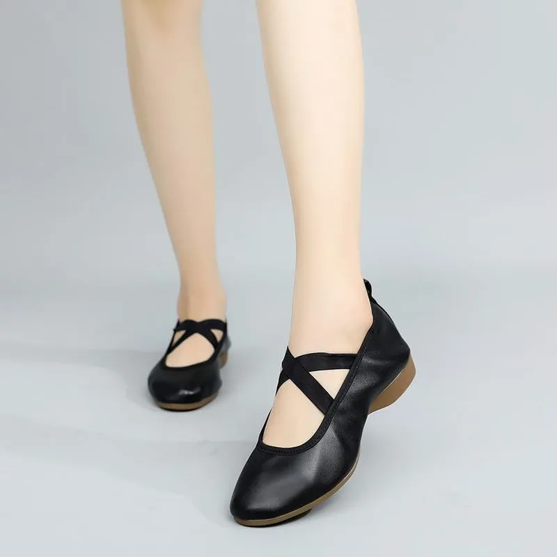 AOQUNFS Womens Latin Dance Shoes Close Toe Ballroom Dance Practice Shoes