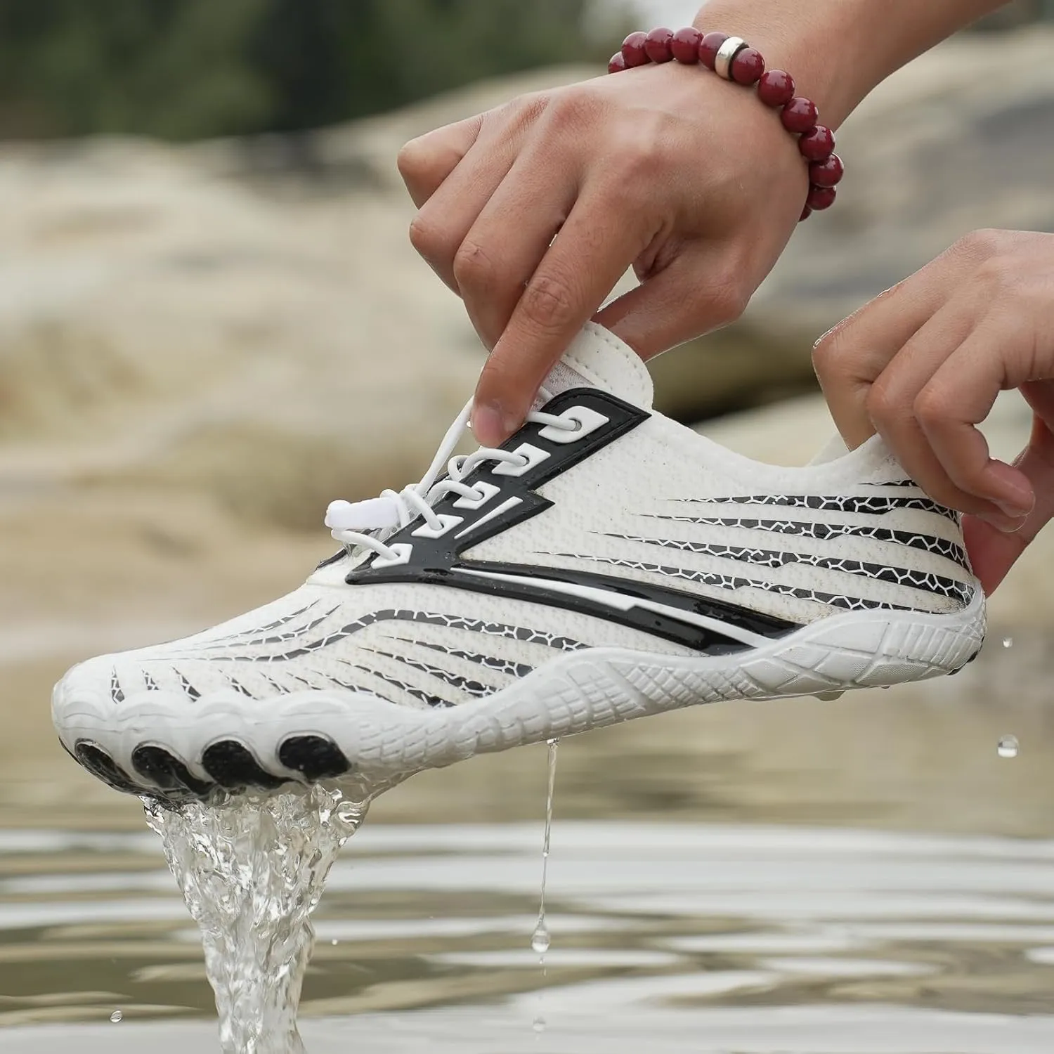 Barefoot Womens Men Pro Shoes with Wide Toe Box Healthy and Non-Slip Breathable Fashion Hiking Footwear Shoe Unisex Pro Box Outdoor Lightweight Hike Athletic Walking Running Sneakers Unisex