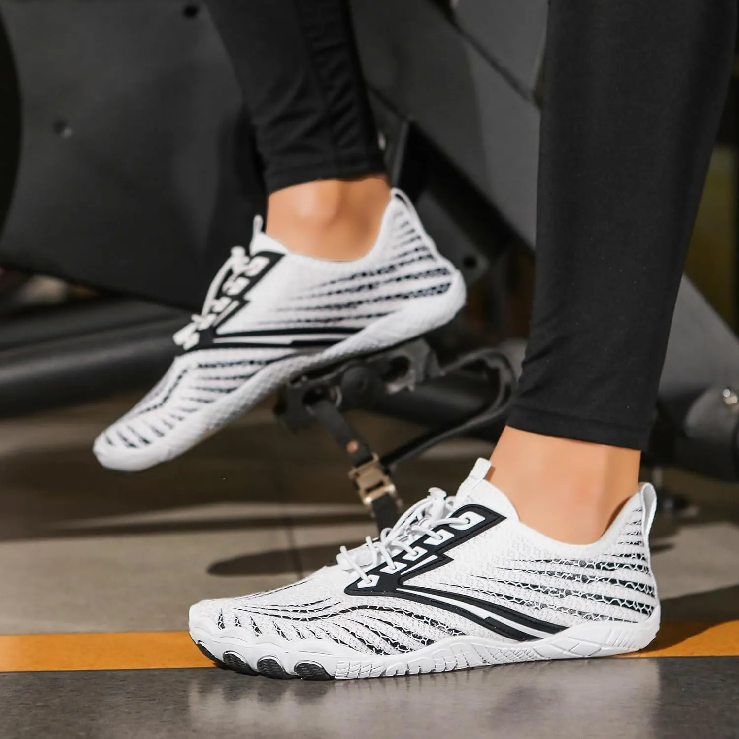 Barefoot Womens Men Pro Shoes with Wide Toe Box Healthy and Non-Slip Breathable Fashion Hiking Footwear Shoe Unisex Pro Box Outdoor Lightweight Hike Athletic Walking Running Sneakers Unisex