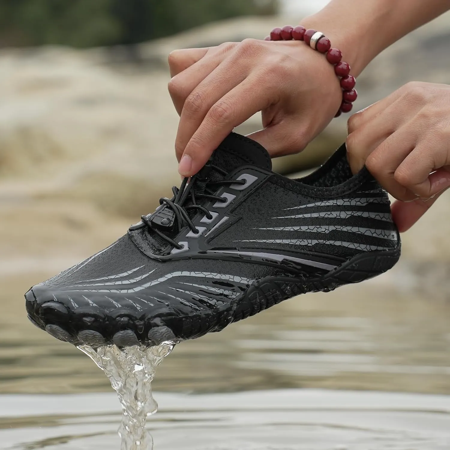 Barefoot Womens Men, Pro Shoes with Wide Toe Box Healthy and Non-Slip Breathable Fashion Water Shoes Neuropathy Surfing Quick Dry Sports Hiking Footwear Non-Slip Shoe Running Boots Sneakers