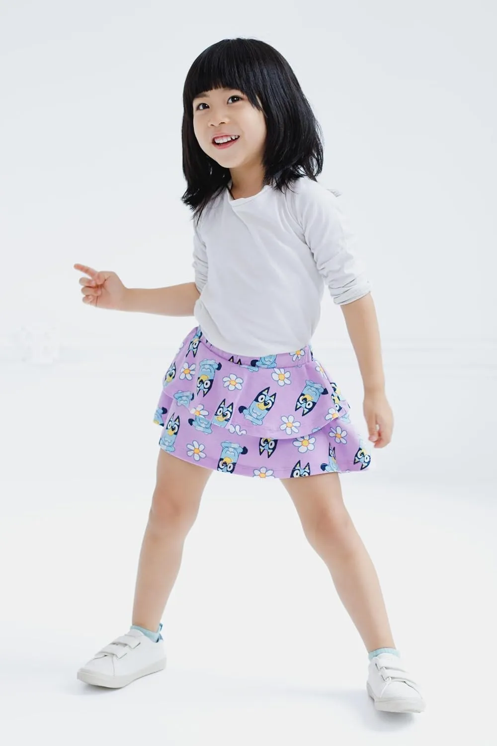 Bluey Floral 2 Pack Skorts Infant to Big Kid