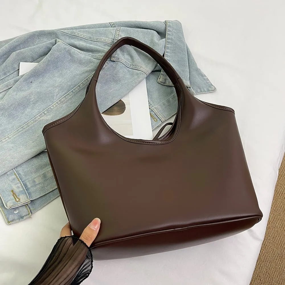 Bow Suede Tote Bag for Women Brown Suede Bucket Tote Bag Burgundy Suede Work Tote Bag with Bow