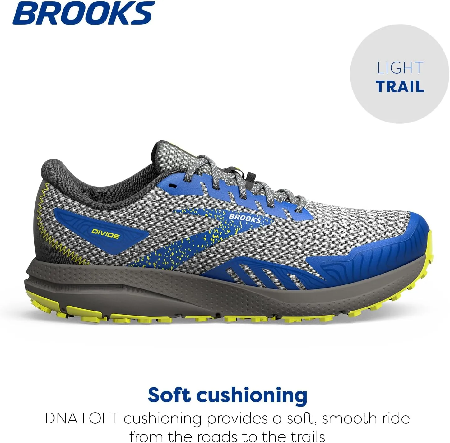 Brooks Mens Divide 4 Trail Running Shoe