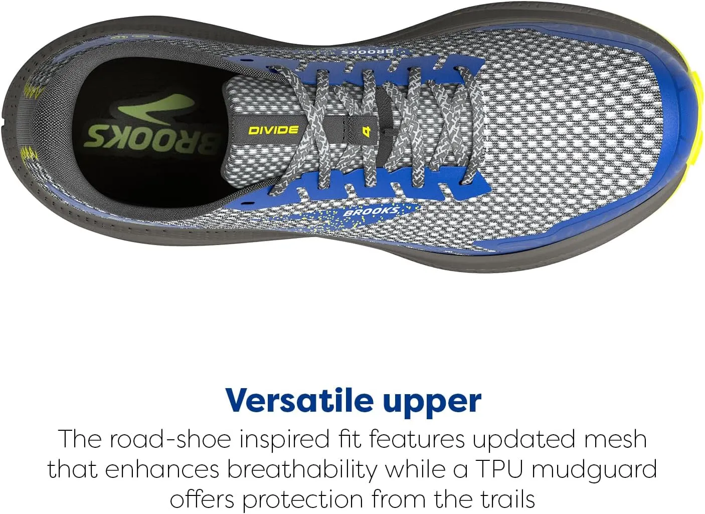 Brooks Mens Divide 4 Trail Running Shoe