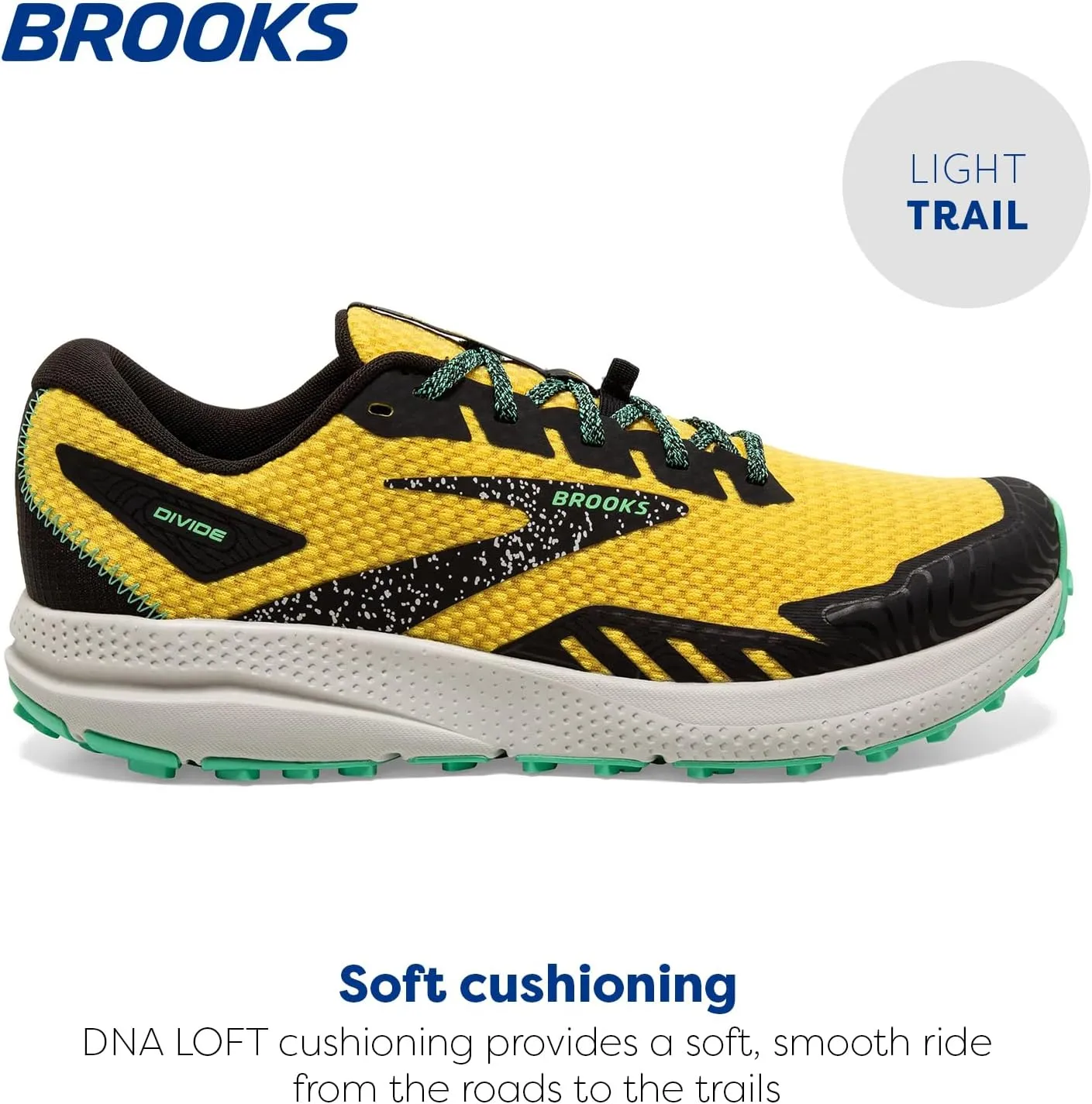 Brooks Mens Divide 4 Trail Running Shoe