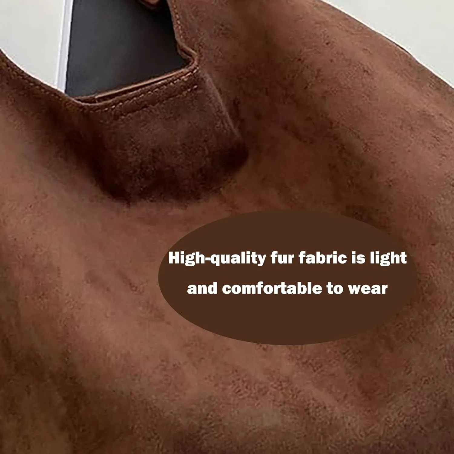 Brown Suede Tote, Top-Handle Tote Bags, Leather Armpit Bag,Casual Shoulder Hobo Bag, Handbag Crossbody Bag