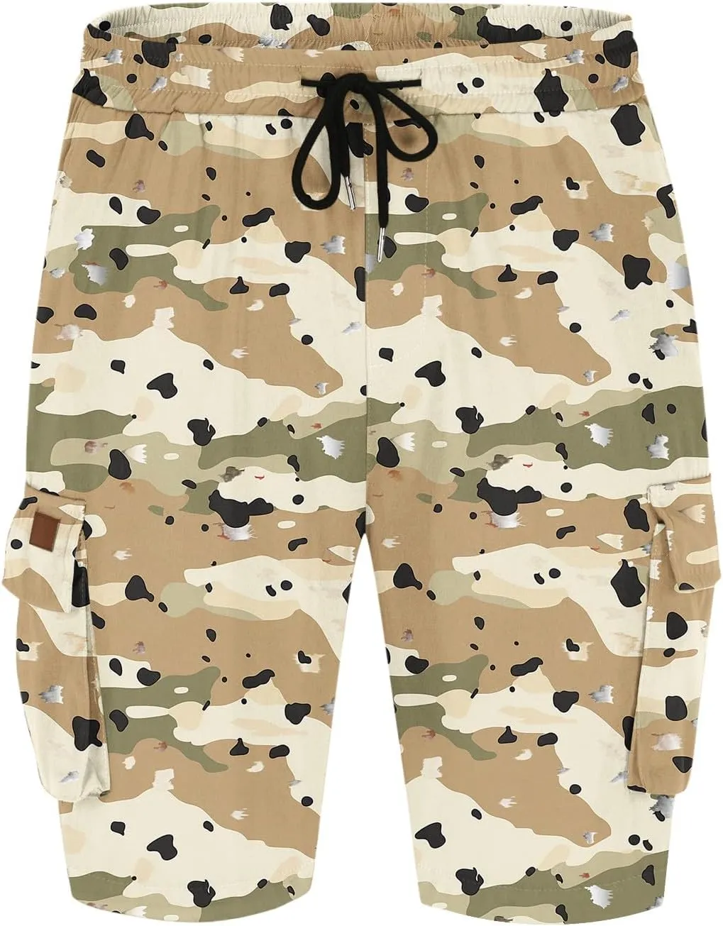 Camo Straight Leg Basic Cargo Shorts for Mens Fall Summer Loose Fit Trousers Pants Shorts Mens 2025 Y2K