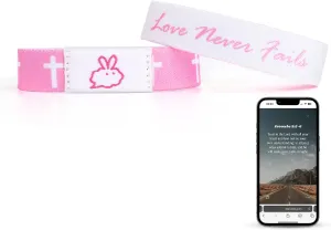 Christian Daily Bible Verse Bracelets: Scan Wearable Scripture Christian Bracelet for Men Women - Faith Prayer Gospel Wristbands Daily Bible Verse Bracelet God Jesus Wrist Band Religious Gifts for Men