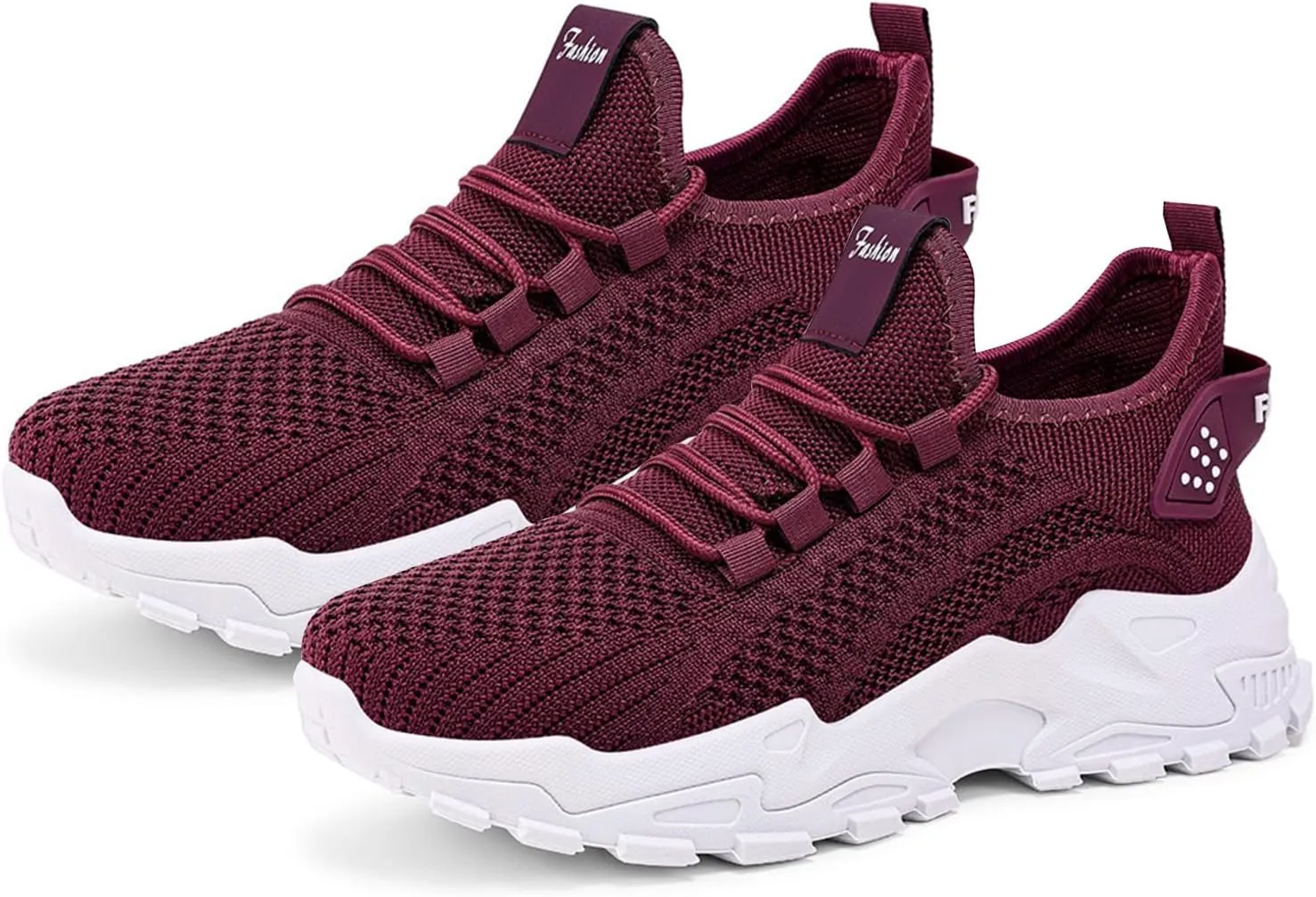 Chunky Sneakers for Women Lightweight Slip On Sneakers Comfortable Workout Sport Work Casual Tennis Shoes Fashion Breathable Soft Sole Arch Support Non-Slip Shoes