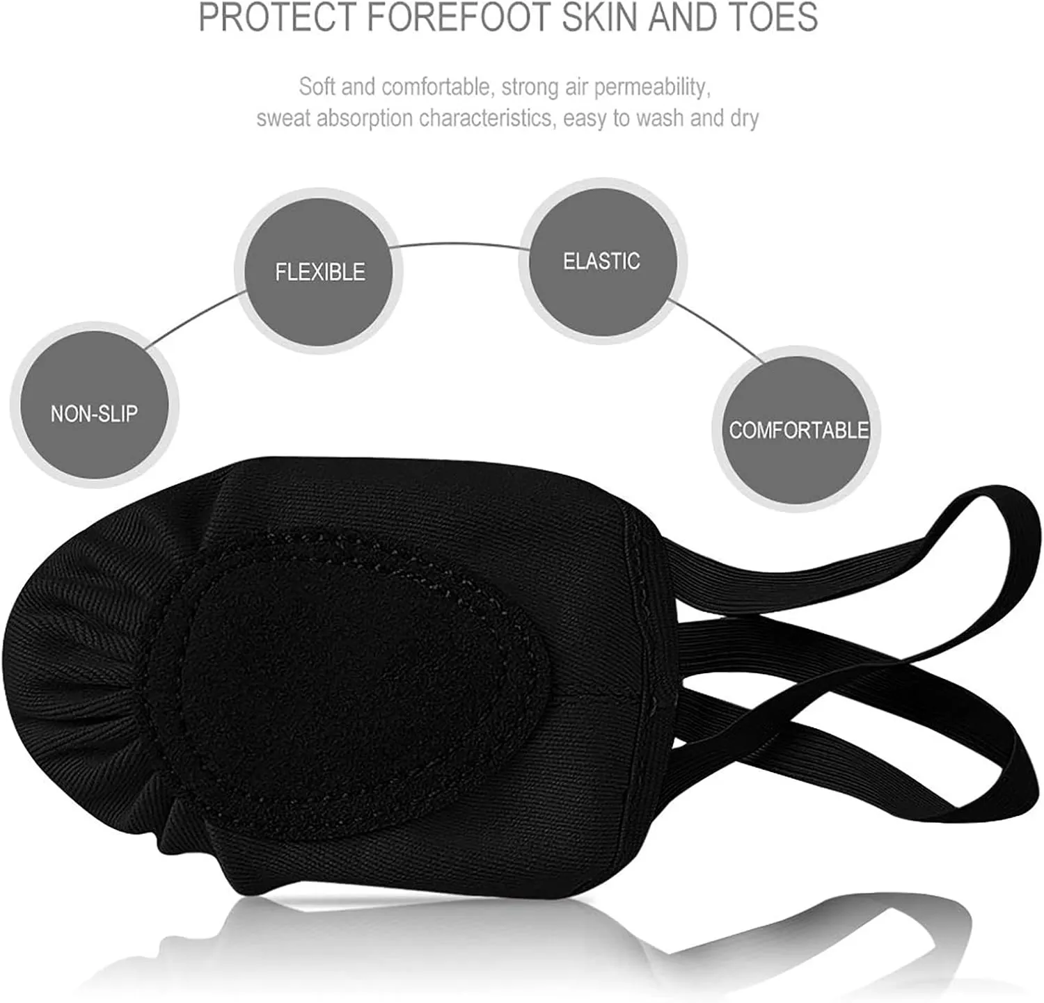 Dance Shoes Half Sole Ballet Canvas Pirouette Shoes for Women/Men and Girls/Boys