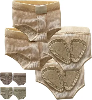 DANCEYOU Foot Undies Thongs 1/2 Pairs Lyrical Dance Paws Pads Ballet Belly Contemporary Dance Shoes for Kids Women and Men