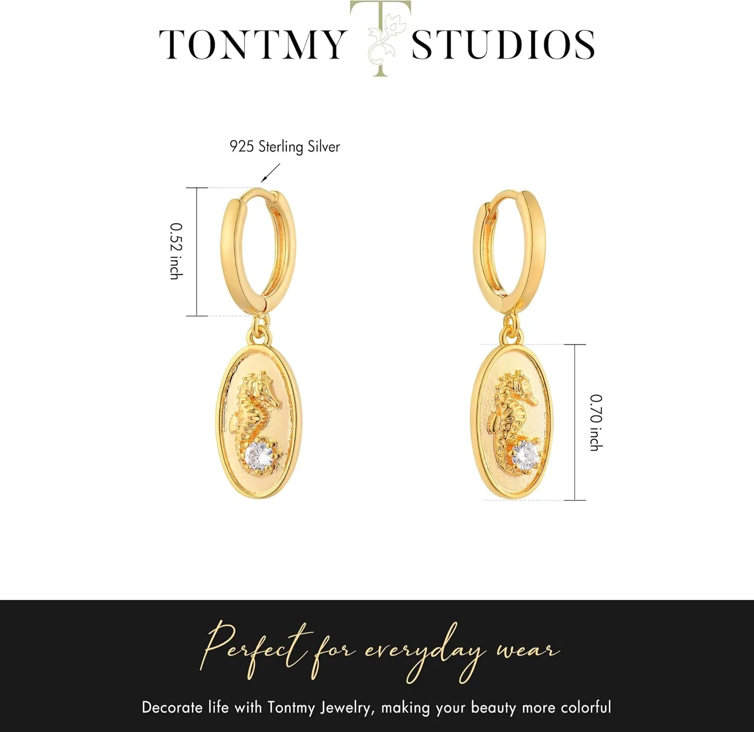 Dangle Hoop Earrings for Women Gold Drop Huggie Hoops 14K Gold Plated Lightweight Trendy Drop Hoops| Star, Turtle, Seashell, Coin| Dainty Earrings Jewelry with Drop Charm for Everyday