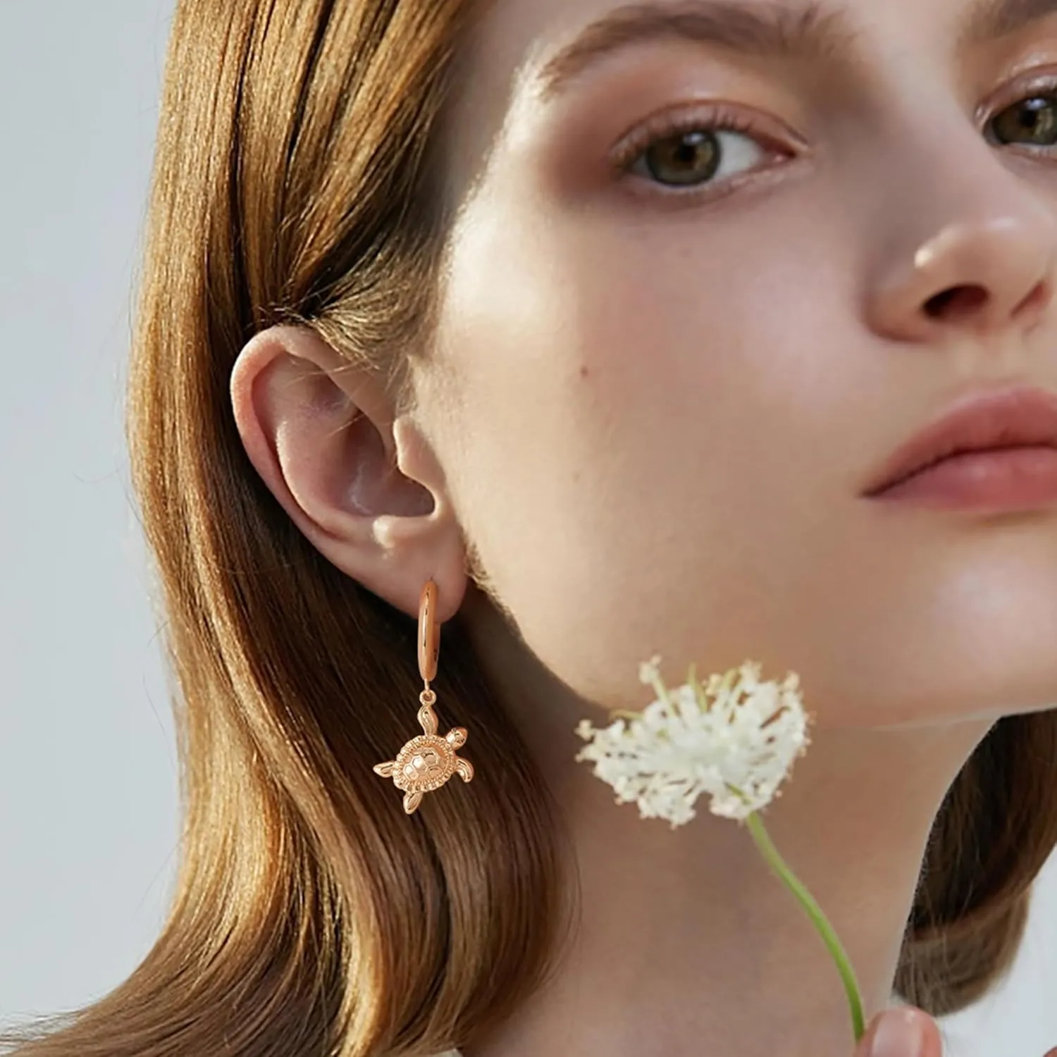 Dangle Hoop Earrings for Women Gold Drop Huggie Hoops 14K Gold Plated Lightweight Trendy Drop Hoops| Star, Turtle, Seashell, Coin| Dainty Earrings Jewelry with Drop Charm for Everyday