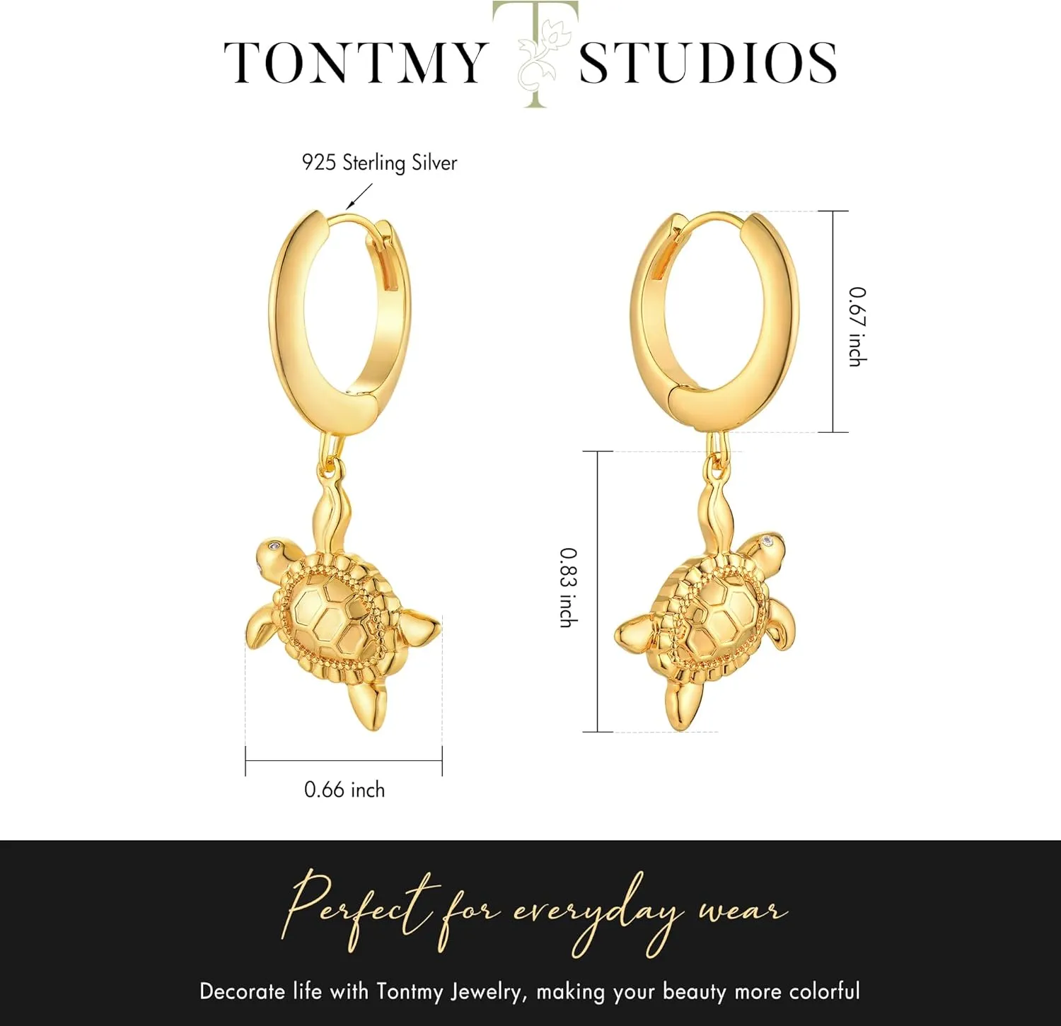 Dangle Hoop Earrings for Women Gold Drop Huggie Hoops 14K Gold Plated Lightweight Trendy Drop Hoops| Star, Turtle, Seashell, Coin| Dainty Earrings Jewelry with Drop Charm for Everyday