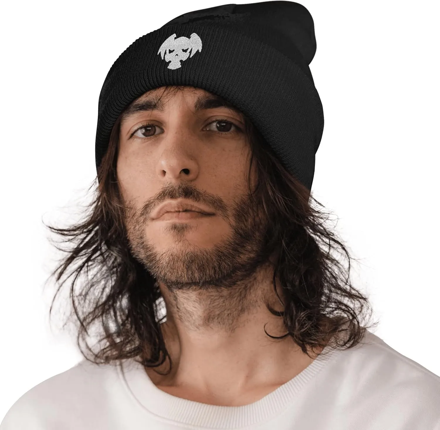 Embroidery Beanie Knit Hats for Men & Women, Embroidery Winter Hats Skull Cap