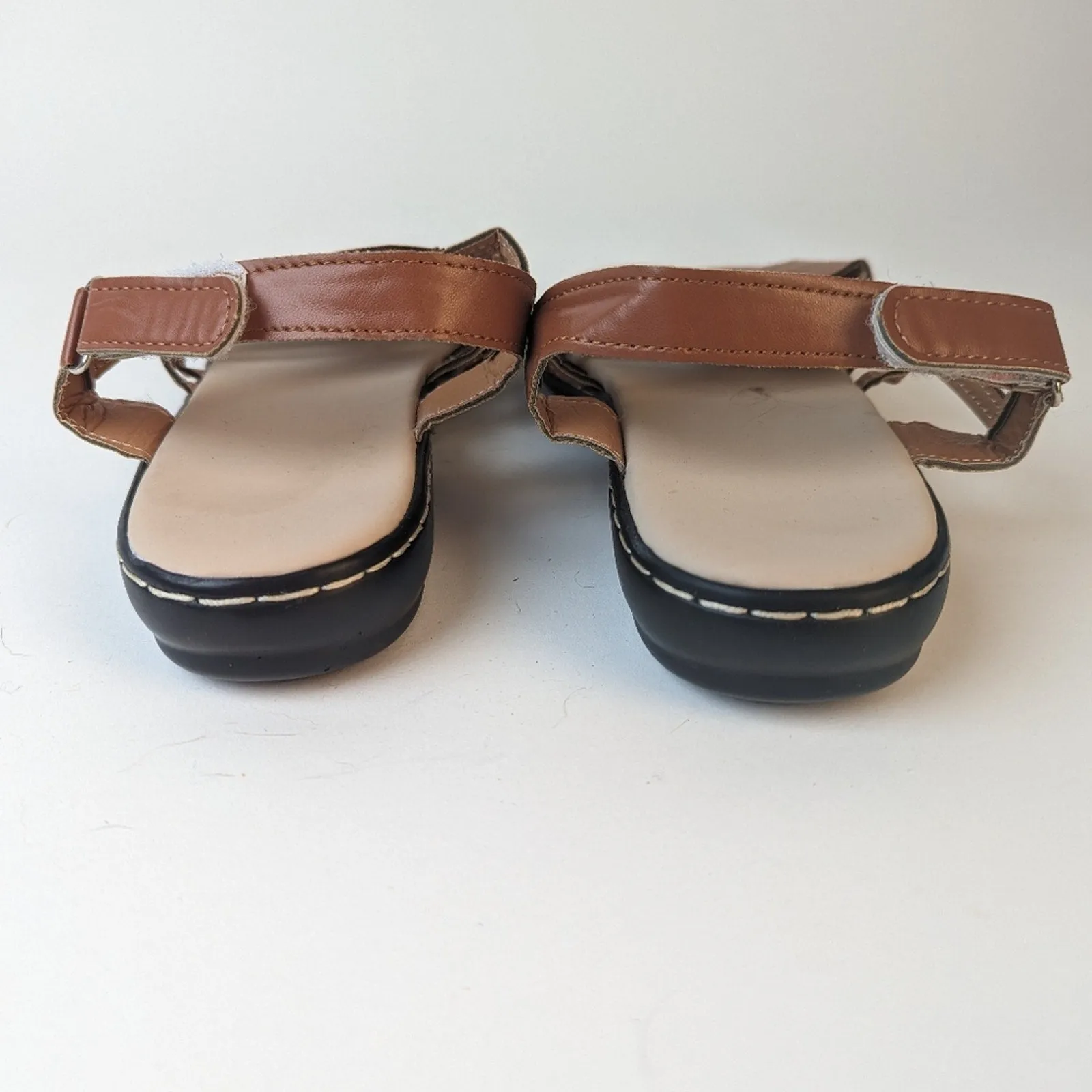 Faux Leather NWOT Sandals - 9