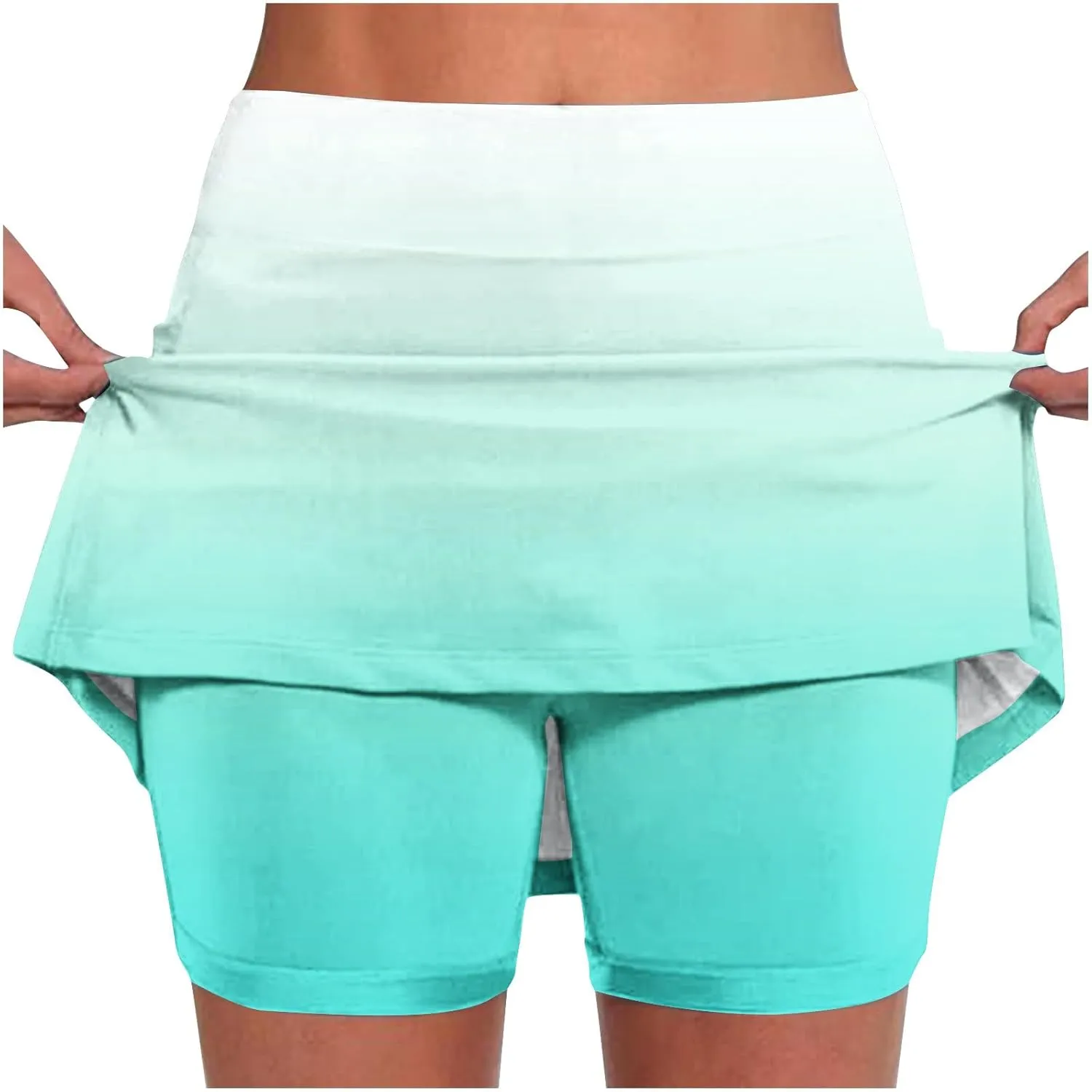FZYLQY Skorts for Women 2025 Summer Skorts with Pockets Casual Tennis Skirt Golf Skirts Plus Size Skort Running Shorts