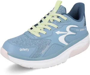 G-DEFY Energiya Womens Cross Trainer Shoe | Heel Support | VersoShock Technology for Pain Associated with Prolonged Standing or Walking | Arch Support | Diabetic Shoes | Wide Shoes | Free Orthotic
