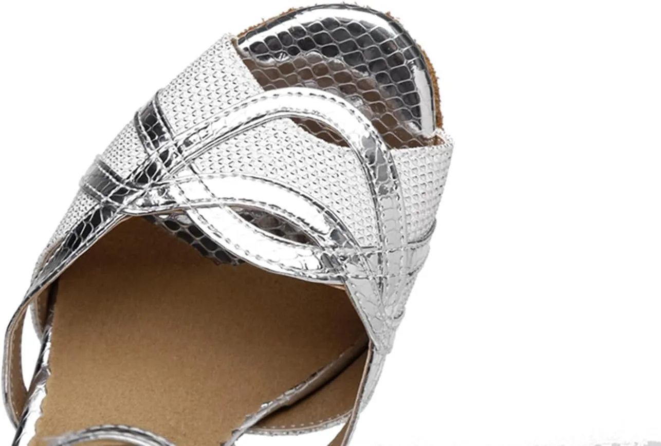 Glitter Ballroom Dance Shoes for Women Salsa Latin Tango Wedding Party