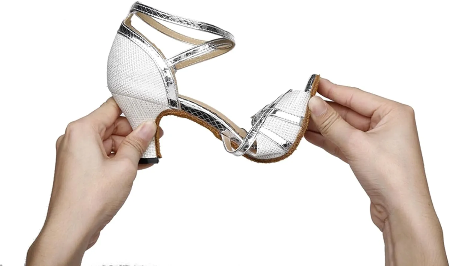 Glitter Ballroom Dance Shoes for Women Salsa Latin Tango Wedding Party