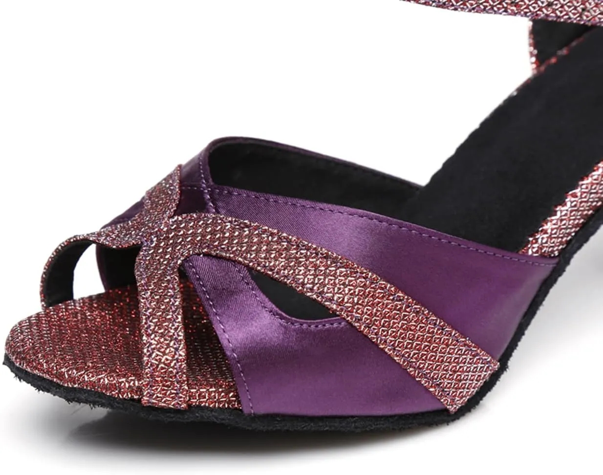Glitter Ballroom Dance Shoes for Women Salsa Latin Tango Wedding Party