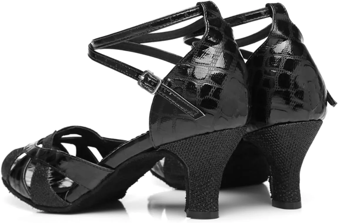 Glitter Ballroom Dance Shoes for Women Salsa Latin Tango Wedding Party