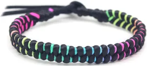 Handmade Surf Braided Bracelets for Women Men Adjustable Boho Surfer Bracelets Beach Waxed Thread Waterproof Anklet or Wristband