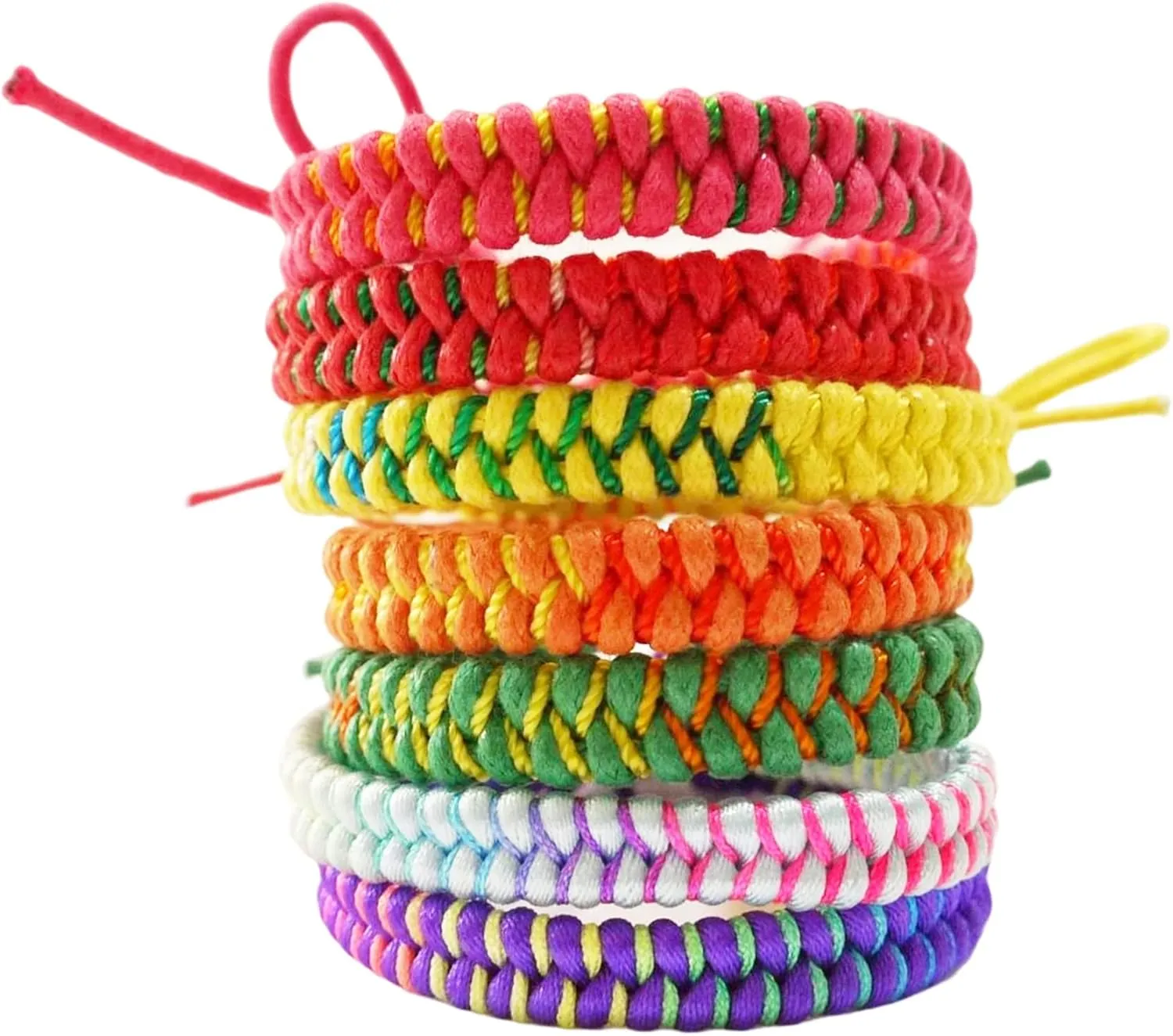 Handmade Surf Braided Bracelets for Women Men Adjustable Boho Surfer Bracelets Beach Waxed Thread Waterproof Anklet or Wristband