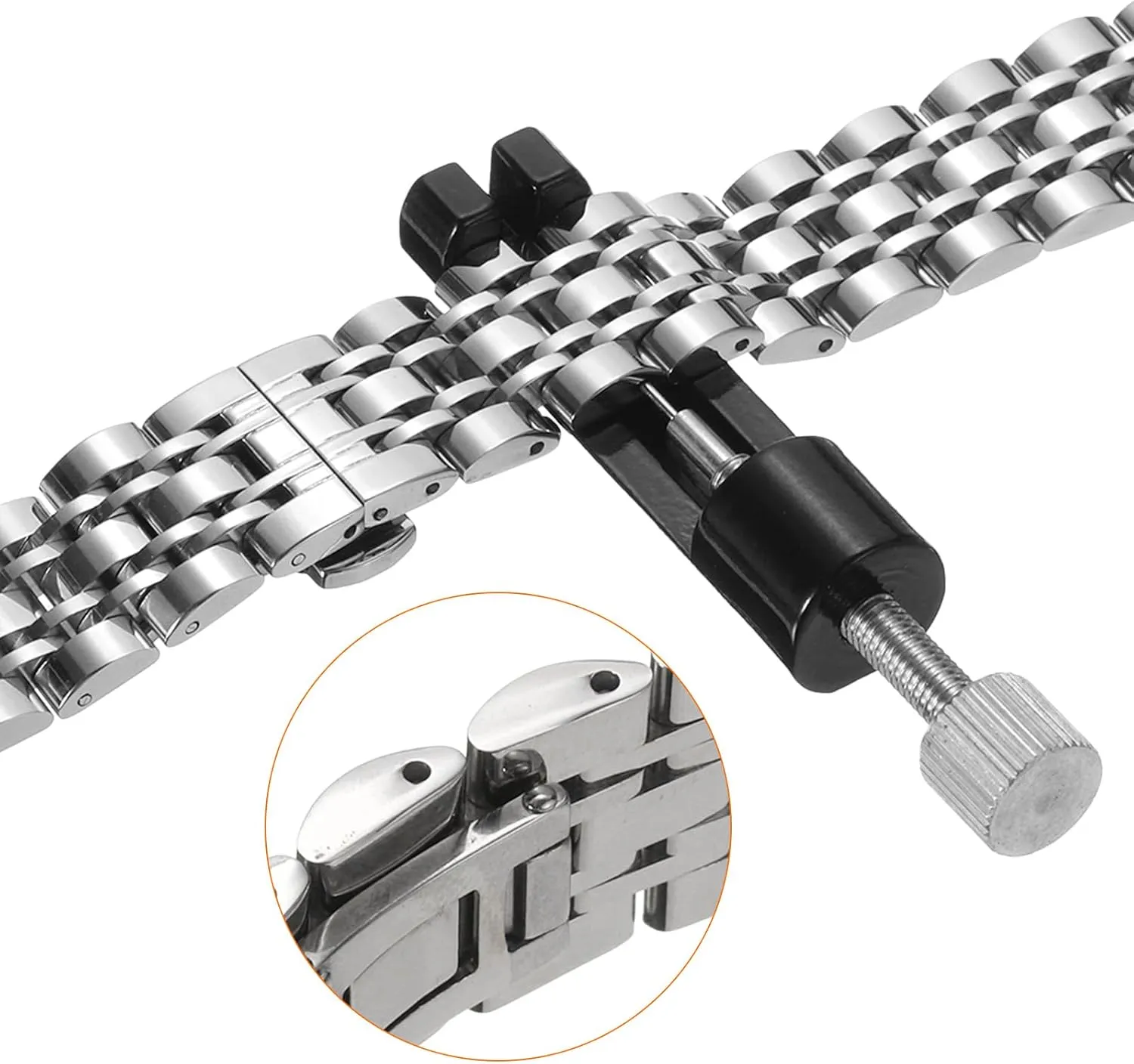 HARFINGTON Stainless Steel Mesh Watch Band Quick Release Metal Watch Strap Adjustable Butterfly Clasp Replacement Bands for Men and Women