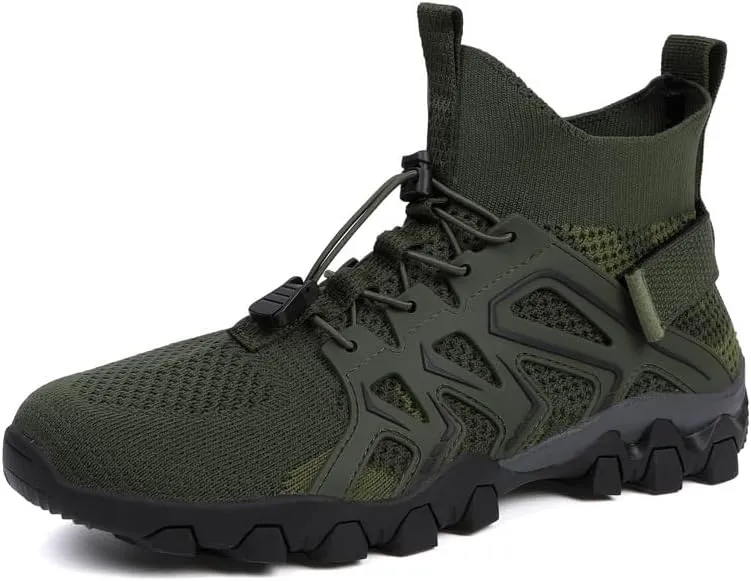 Hiking Shoes for Men Slip On Trainers Male Walking Sneakers Walking Traveling Wading Camping Sneakers