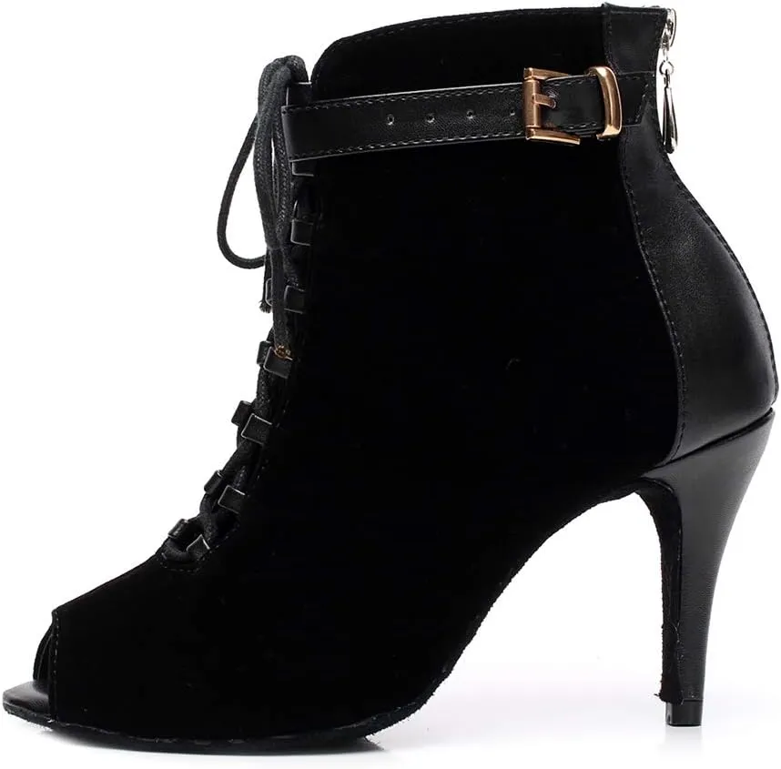 HROYL Womens Latin Salsa Ballroom Waltz Jazz Wedding Dance Shoes Ladies Social Party Prom,QJW6179