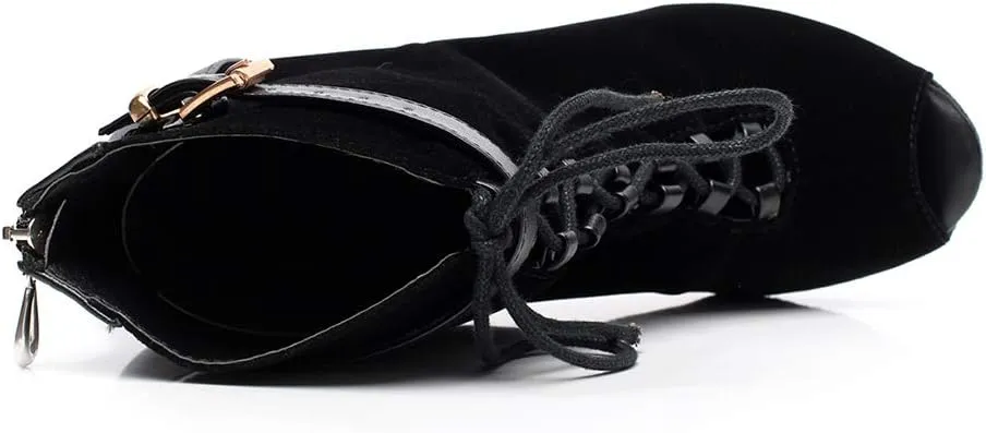 HROYL Womens Latin Salsa Ballroom Waltz Jazz Wedding Dance Shoes Ladies Social Party Prom,QJW6179