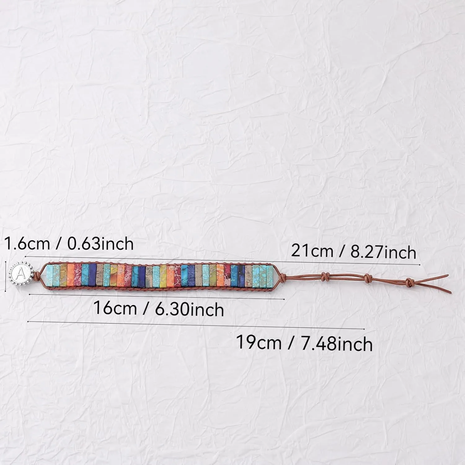 Initial Bracelets for Women, Chakra Bracelets for Women with Stones Bead Bracelet Women Men Boho Friendship Bracelets