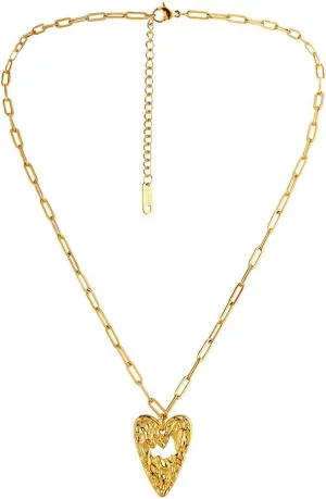 INS Premium Easy-matching Stainless Steel Gold Vintage Round Coin Cross Arrow Compass Moon Star Necklace Chain Hollow Heart Knocking Hammer Pattern Necklace Eyelash Eye Short Neckchain Life Tree Cherry Enamel Necklace