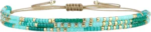 KELITCH Women Miyuki Friendship Bracelets Boho Hand-Braided Strand Bracelets Bangle